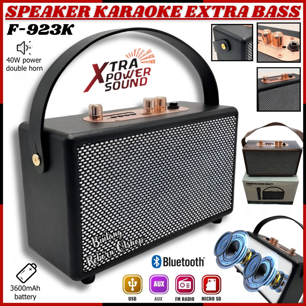 COD Speaker Bluetooth Model Radio Tua Classic FM,TF, USB tipe C Bluetooth / Speaker classic Portable
