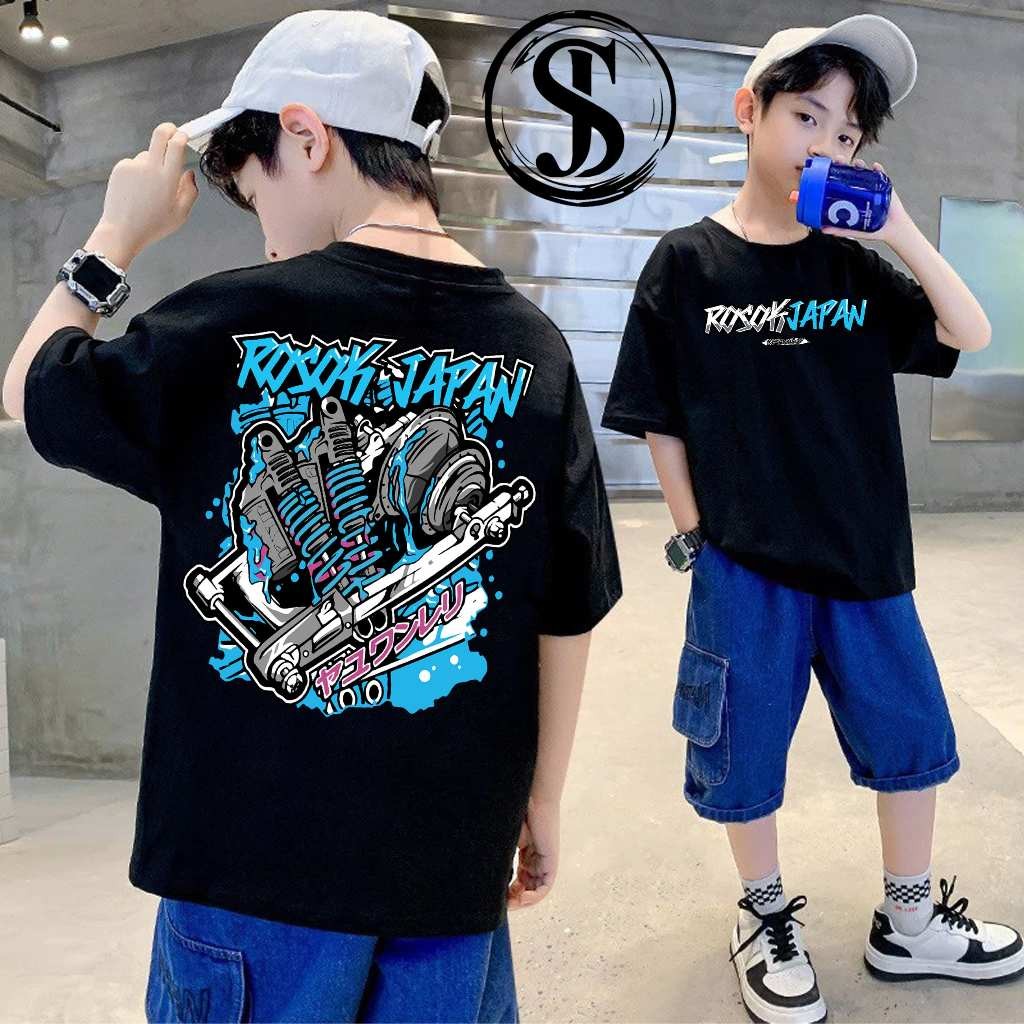 KAOS ROSOK JAPAN NEW DESIGN KAOS T-SHIRT COMBED 30S BISA COD