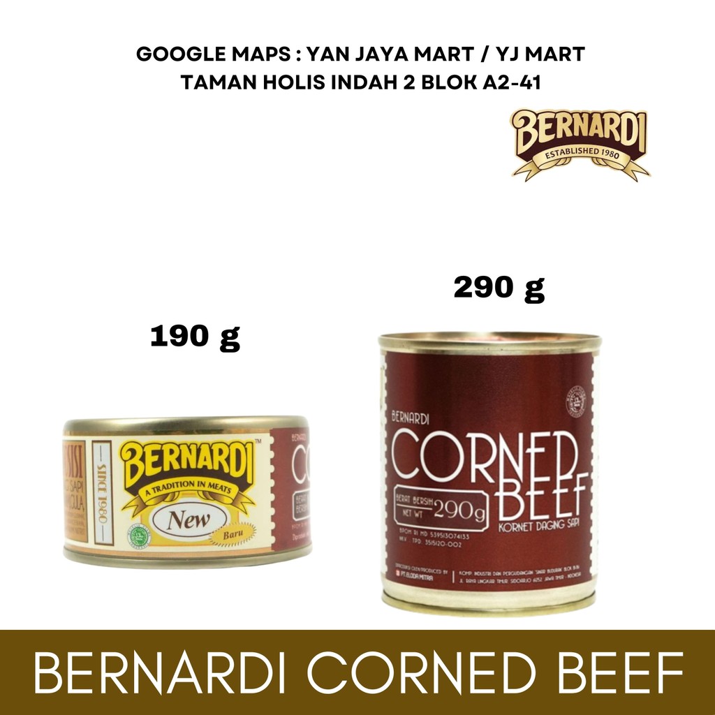 

Bernardi Corned /Kornet Beef [190gr/290g]