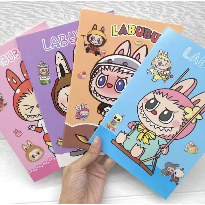 

Buku Tulis Unicorn Monstera Lucu Labubu capybara