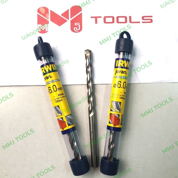 Mata bor beton IRWIN 6mm - Mata bor tembok IRWIN - Masonry Drill IRWIN