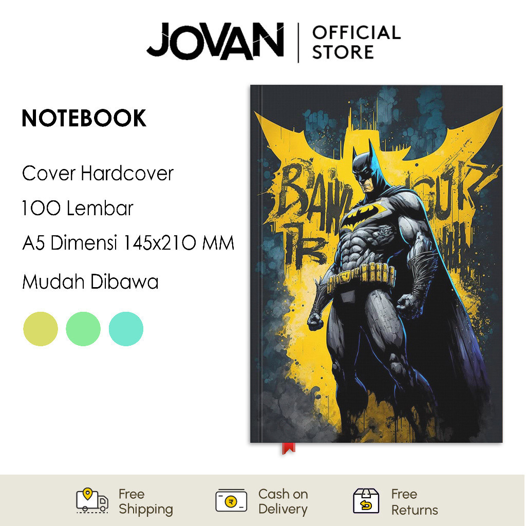 

Notebook Hardcover Custom Batman 2 Buku Tulis Catatan Note Agenda Planner Jurnal Diary Notebook Anime