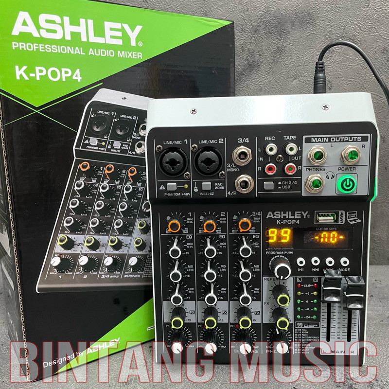 TERMURAH Mixer Ashley Kpop 4 channel original kpop4