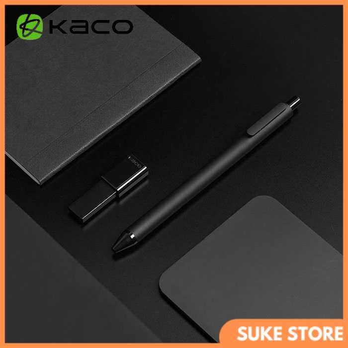 

Kaco PURE Pena Pulpen Bolpoin Gel Black Ink 0.5mm 10 PCS - K1015