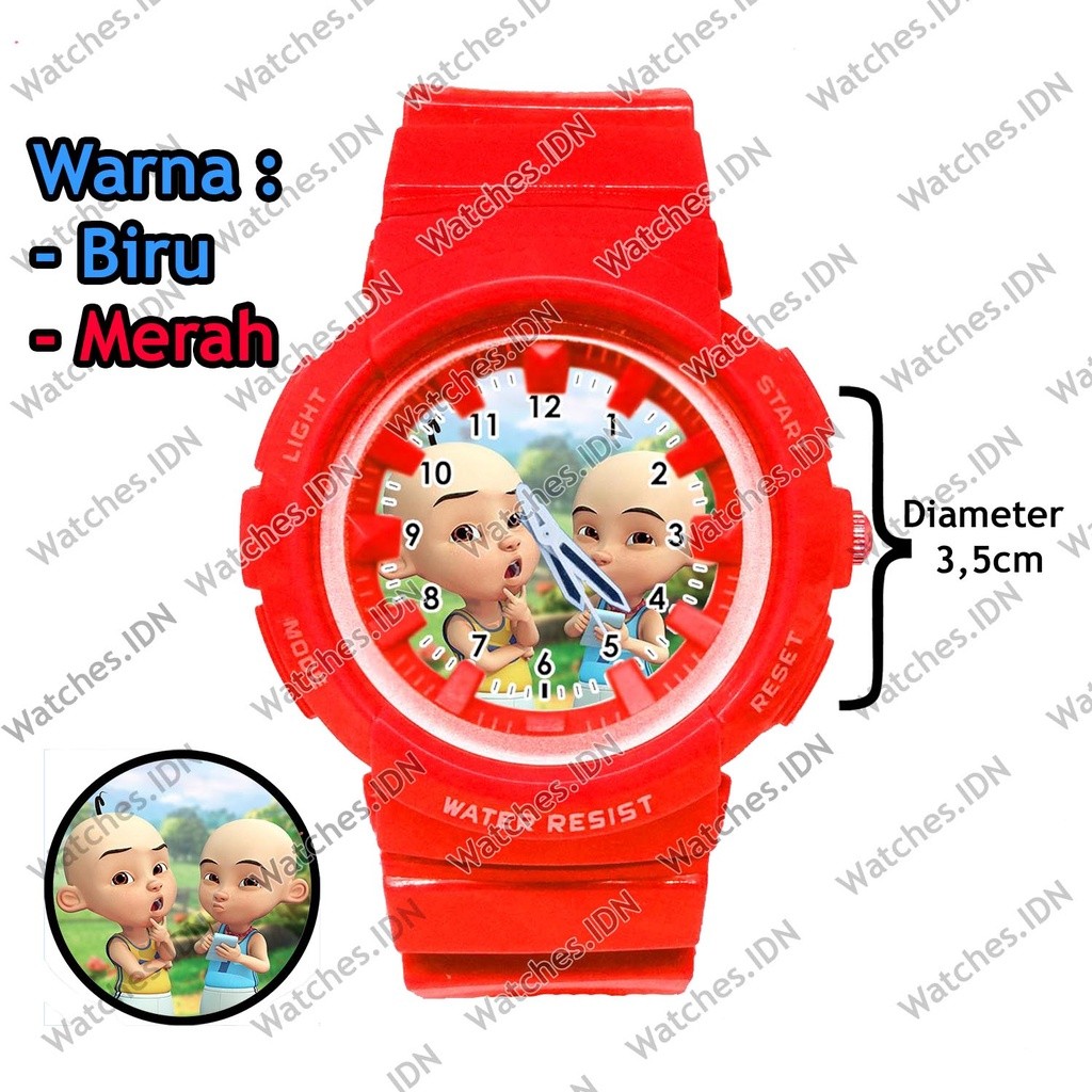 Jam Tangan Anak Upin Ipin Laki Laki Karakter Upin Ipin Lucu Model Terbaru Varian Warna