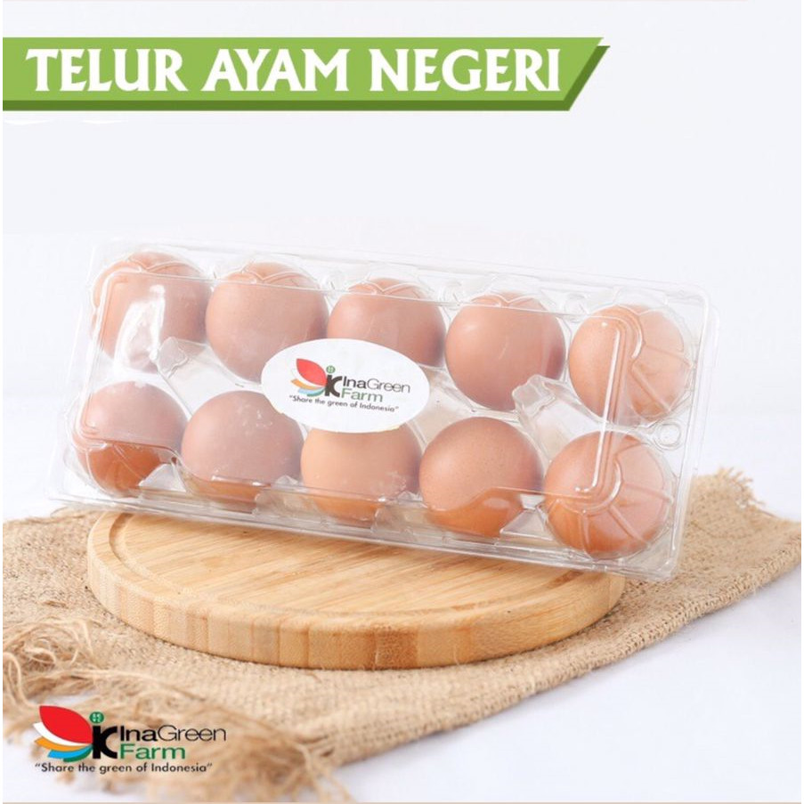 

Inagreen Farm Bandung Telur Ayam Negeri Fresh isi 10 Pcs