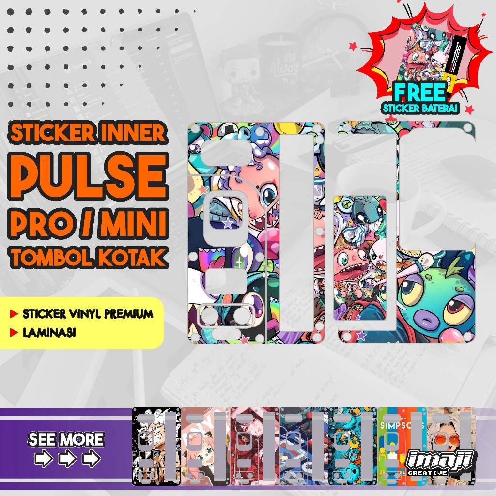 

UC Project Stiker Inner Pulse Pro Mini Tombol Kotak New Product