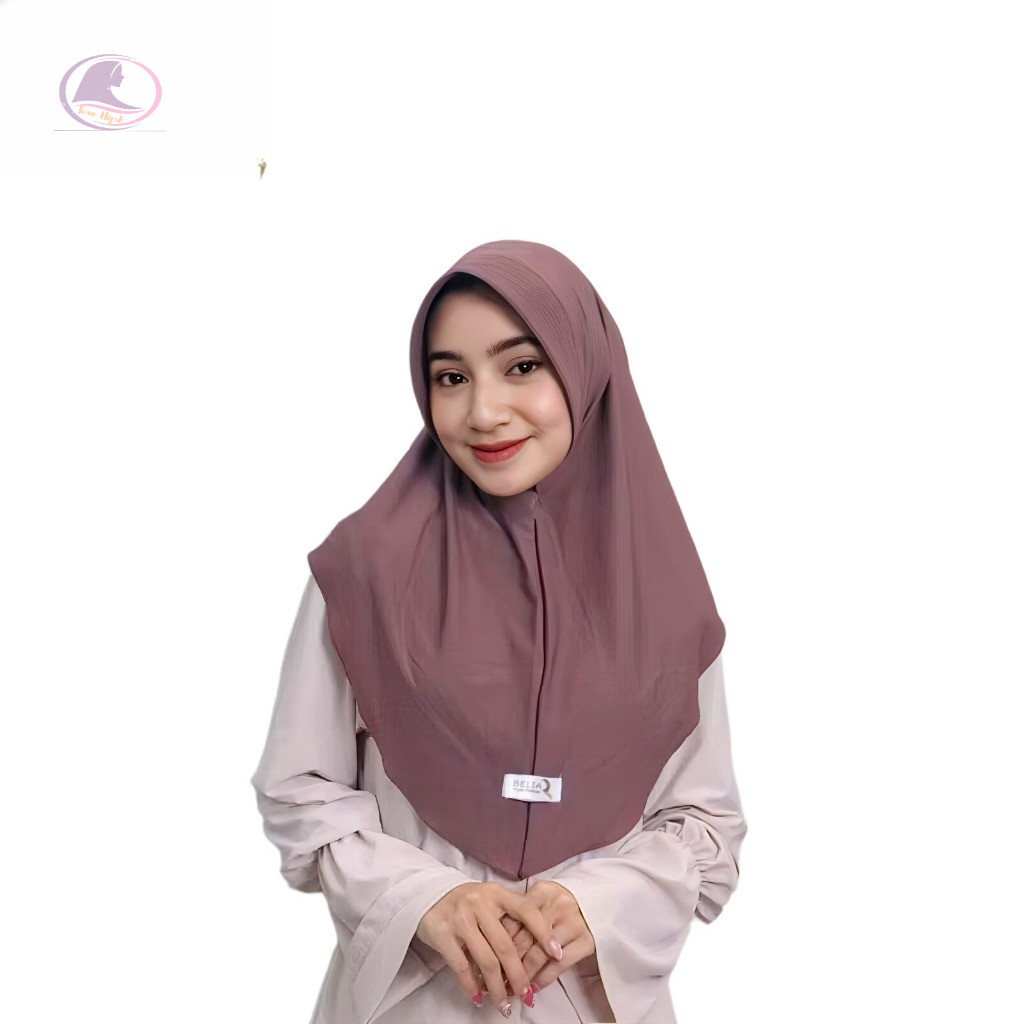 TWEN HIJAB - HIJAB BERGO DZEVADA Instan Matt Jersey Premium Twen Hijab