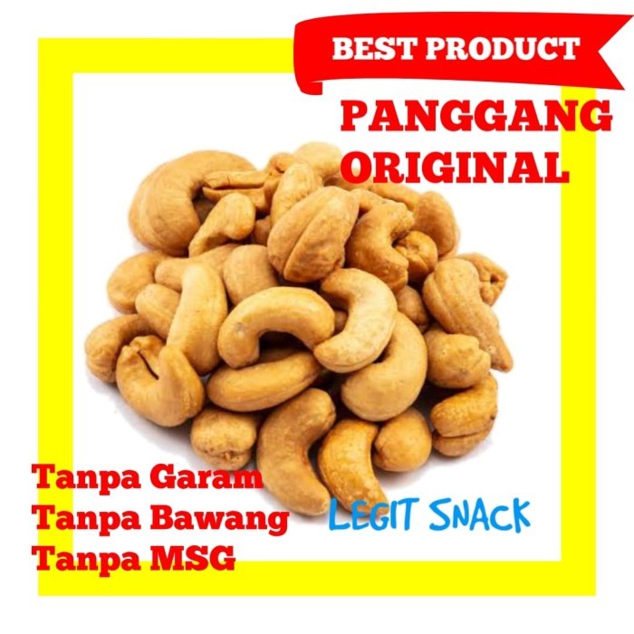 

Termurah 1KG Mede Tawar Panggang Kacang Mete Oven Roasted Original Plain Cashew