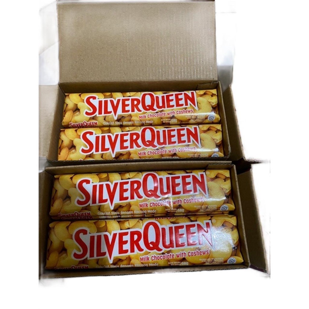 

ADR coklat silverqueen 1 box 55 gram cokelat valentine