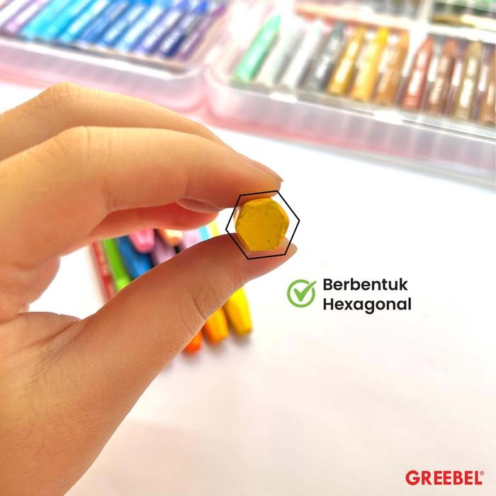 

promo -GREEBEL Crayon Krayon KIDS OIL PASTEL 36 rna (KOP 36C) / Krayon Oil Pastel / Mernai / Menggambar / Crayon Sekolah / Stationery - 36 rna