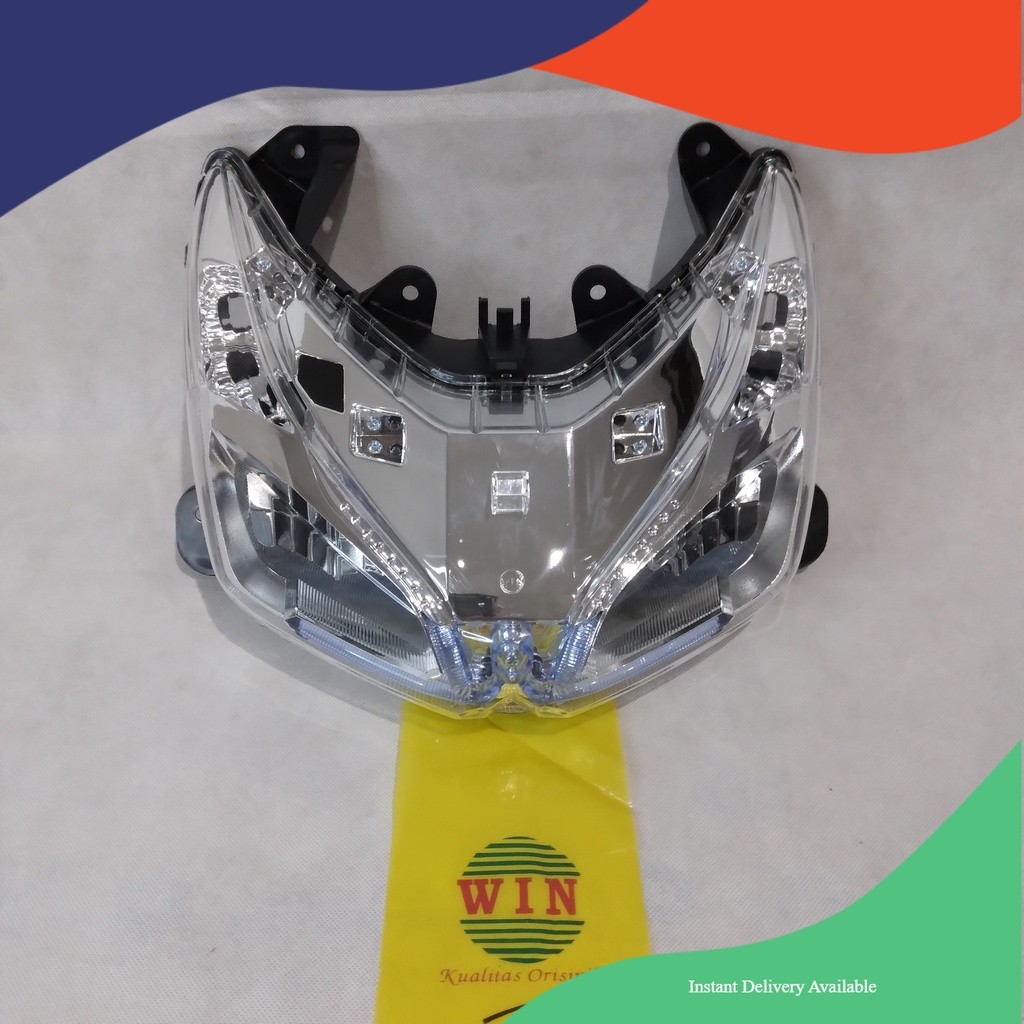 Lampu Depan Vario 110 FI ESP 2012 2013 2014 + LED | reflektor head lamp WIN | headlight senja motor 