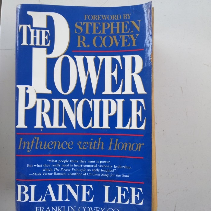 the power principle. stephen r covey