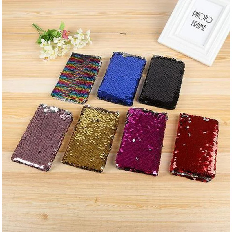 

Reversible Sequin Journal Diary Magic A6 Note Book Writing Book for Kid Girl Children Sequins Notebook Hot Notebooks Stationery