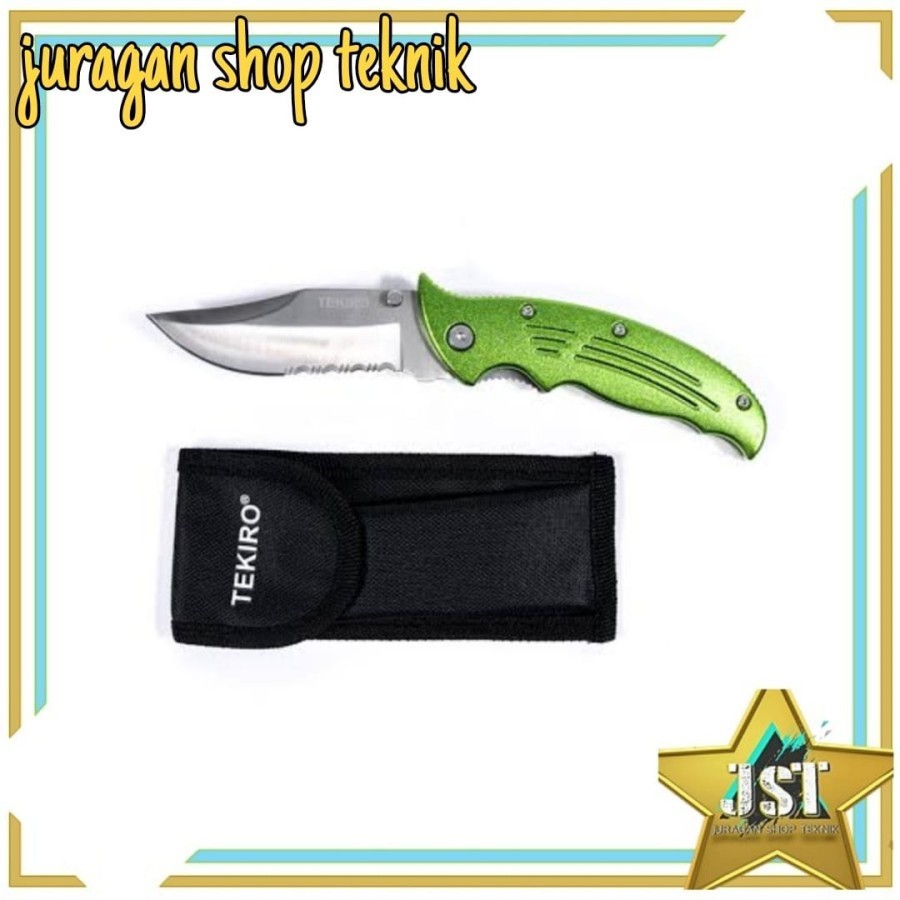TEKIRO GT-PK1826 POCKET KNIFE-1 BESAR PISAU LIPAT STAINLESS-1 BESAR