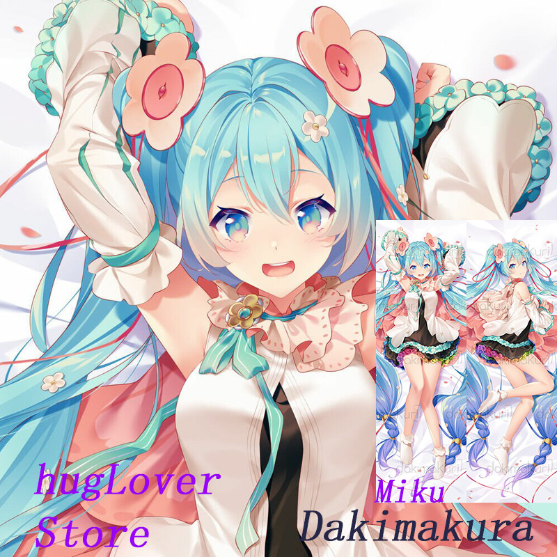 Dakimakura Anime Miku girl Body Pillow Double-sided Print Life-size Cover