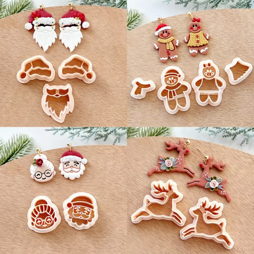 

Gingerbread Boy and Girl Polymer Clay Cutters | Christmas Clay Cutter | Winter Clay Cutter | Clay Earring Cutter | Polymer Clay