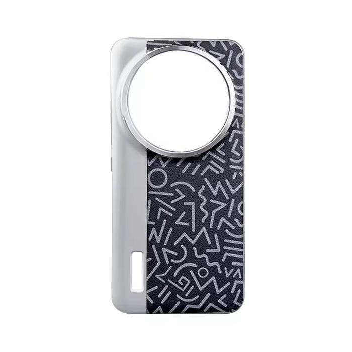 Case Graffiti Leather for Xiaomi 15 Ultra Premium Cover Casing - BLACK GRAFFITI