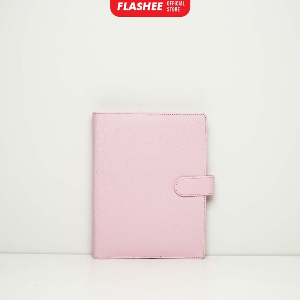 

New Flashee Binder Polos Warna Pink Muda Ukuran B5 Ring 26 Eksklusif Binder Sekolah Isi Ulang CODPremium