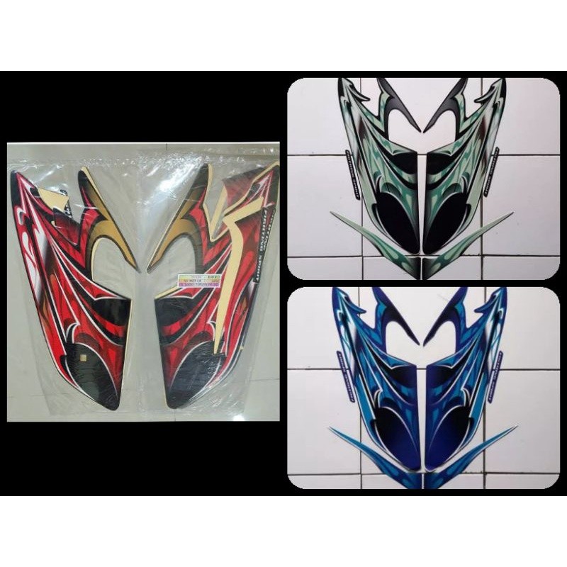 STICKER STRIPING LIS LES BODY MOTOR YAMAHA RX KING TAHUN 2006