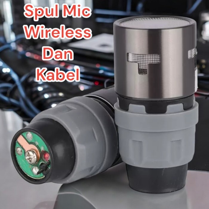 Original Spul Mic Spool Microphone Untuk Mic Wireless Dan Mic Kabel