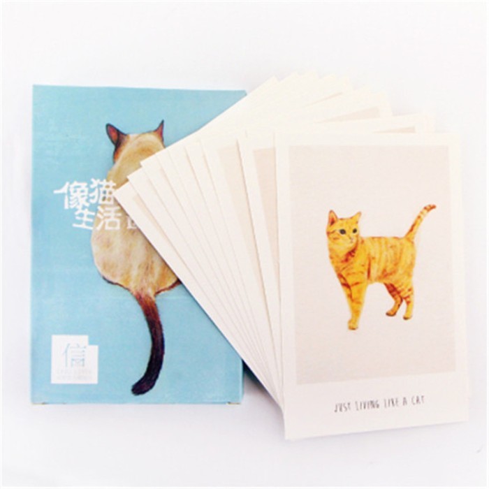 

Set Koleksi Kartu Pos / Postcard (Gambar Lukisan Aneka Kucing Lucu) (Isi 30)