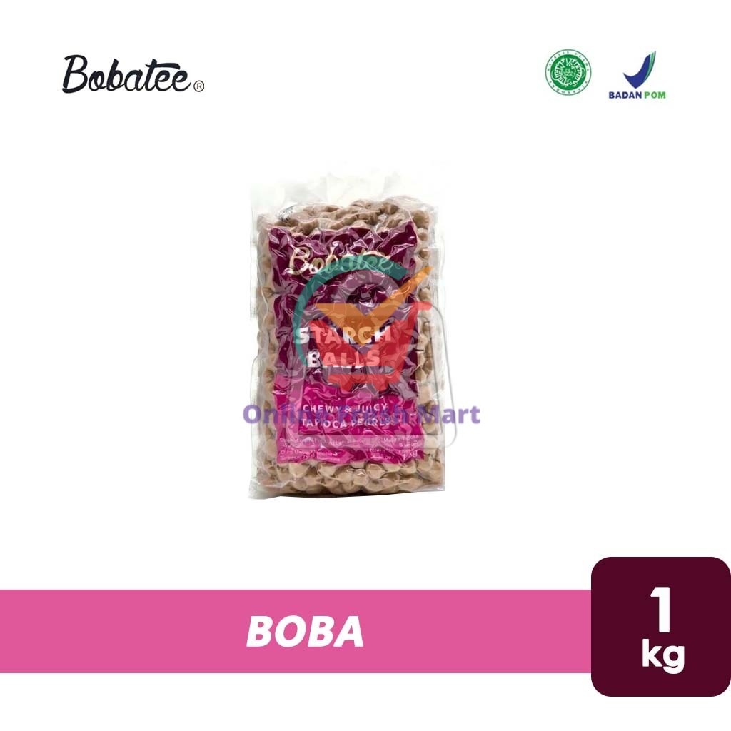 

Bobatee Bubble Tapioca Pearl Boba Starch Balls (1 kg) - Online Fresh Mart Denpasar