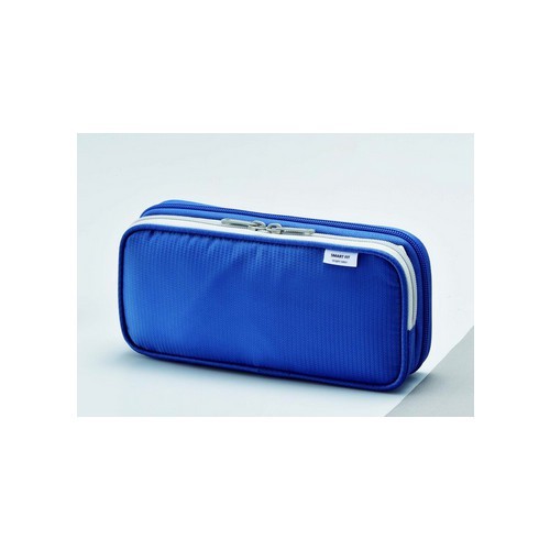 

LIHIT DOUBLE PEN CASE (L) A-7661-8 BLUE