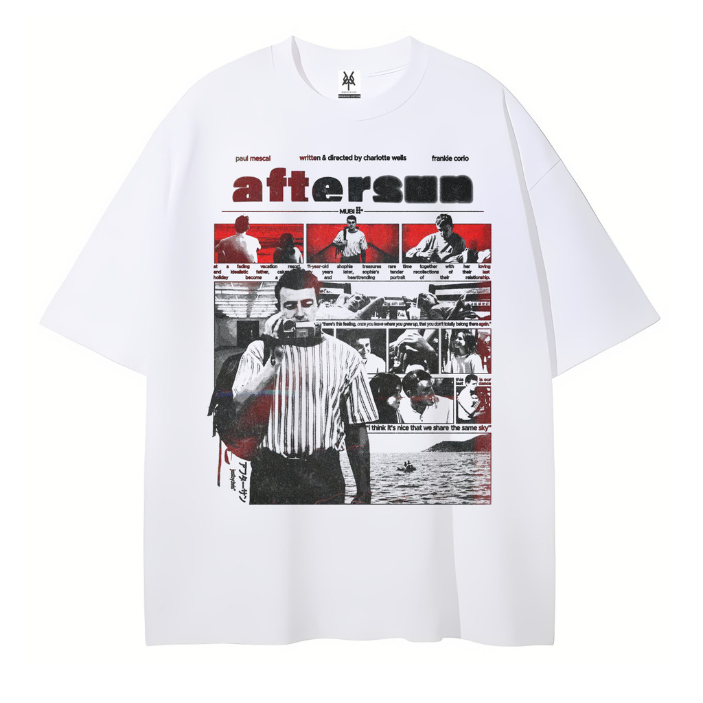 Patternmerch "film aftersun" Oversized T-shirt | kaos vintage