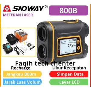 Meteran Laser SNDWAY SW-1500B Telescope Jarak Hingga 1500 Meter