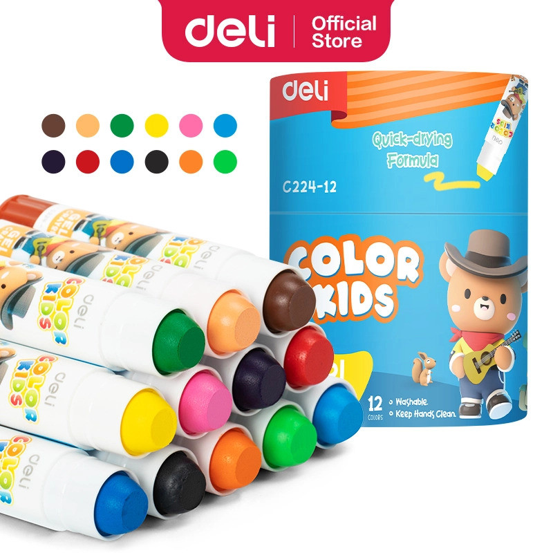 

Crayon Deli 12 Warna ECC224-12