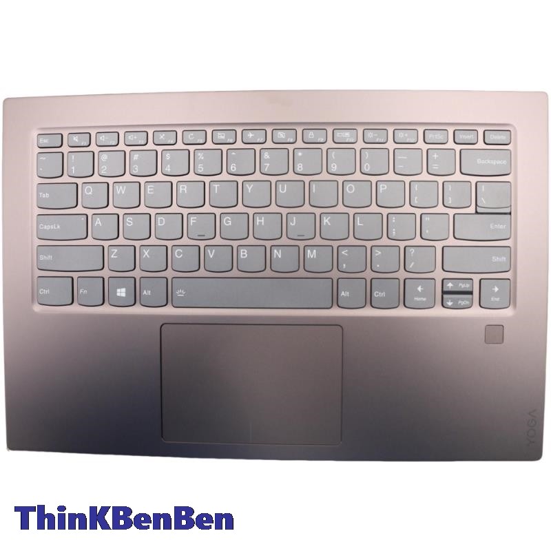 US English Bronze Keyboard Upper Case Palmrest Shell Cover For Lenovo Ideapad Yoga 920 13 Flex Pro 1