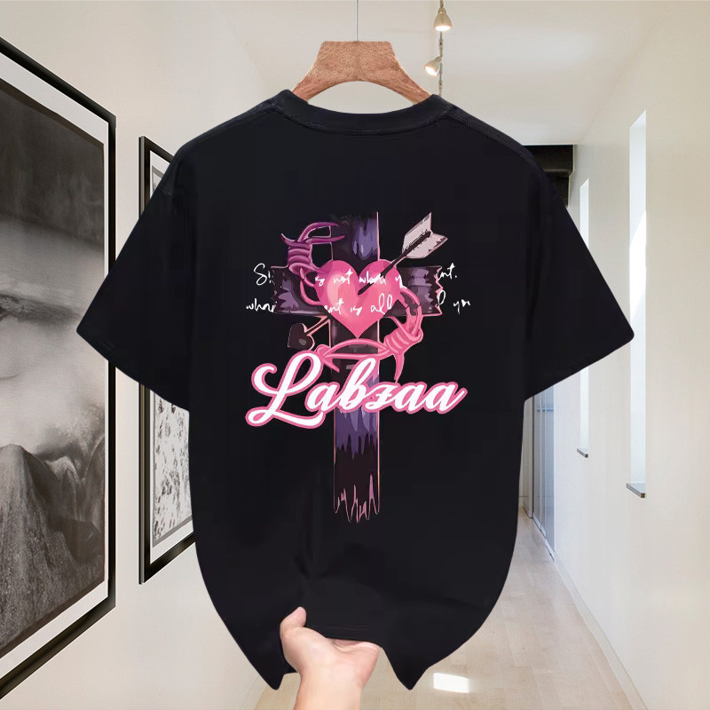 Outlets Chrome Hearts 100% Cotton Kaos Heavyweight Boxy Fit T Shirt Pria Wanita Graphic Tee - Offici