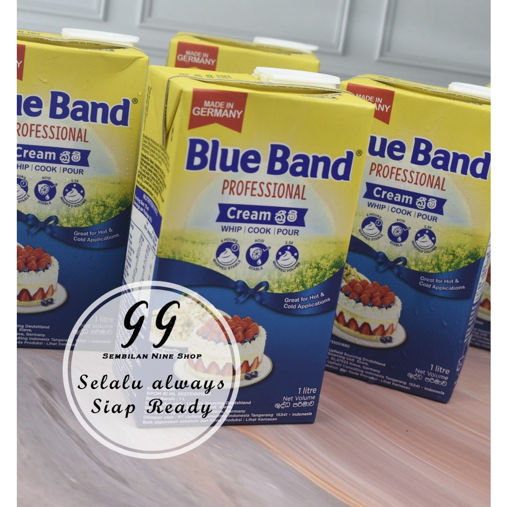 

BLUE BAND Professional CREAM 1 L Blueband Krim Whip Cook Pour Whipping Cooking