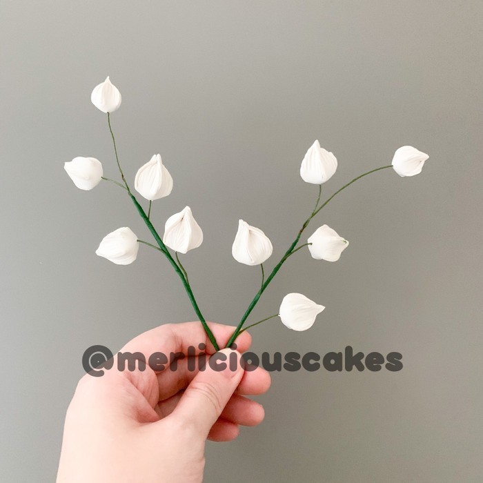 

✨TERLARIS -Buds Bunga Gumpaste Flower Cake Kue Topper