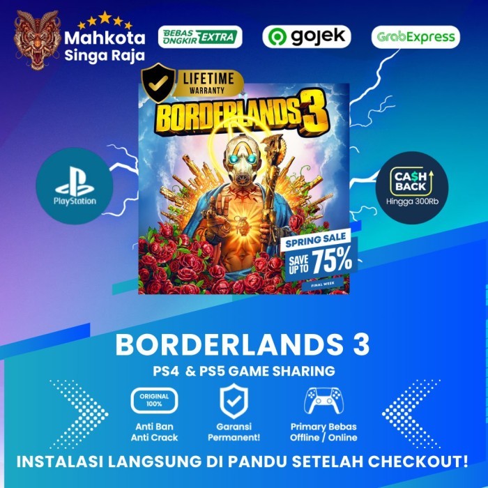 Borderlands 3 - PS4 - PS5 - Digital Game Sharing