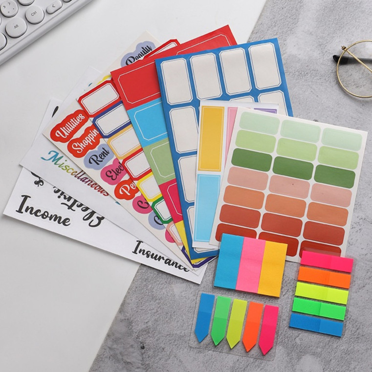

Sticker Label Keuangan Budgeting Journaling Diary Stiker Polos