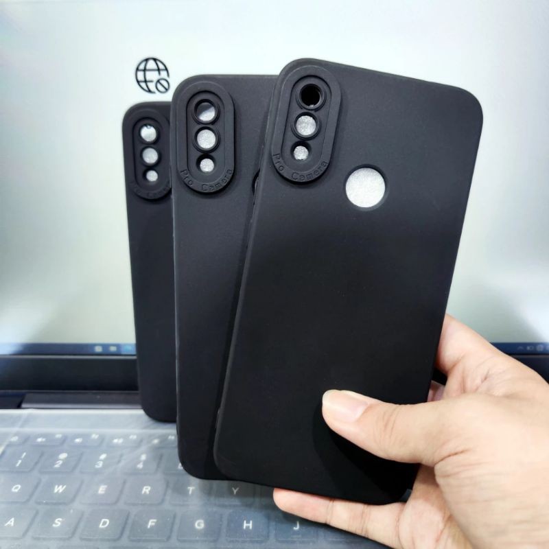 SOFT CASE PRO CAMERA XIOAMI REDMI NOTE 7 REDMI NOTE 7 PRO REDMI 7 case pelindung camera full hitam d