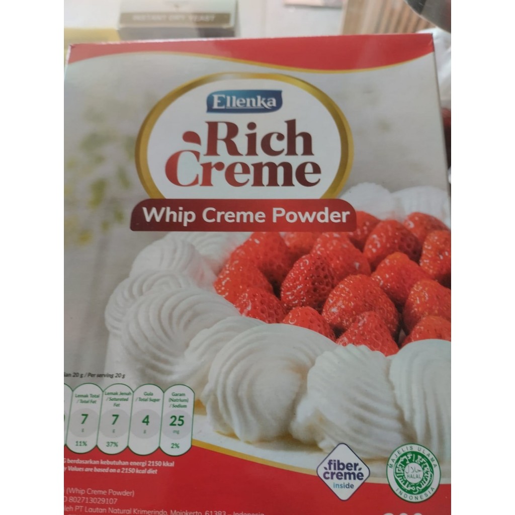 

RICH CREAM 200 GR KOTAK
