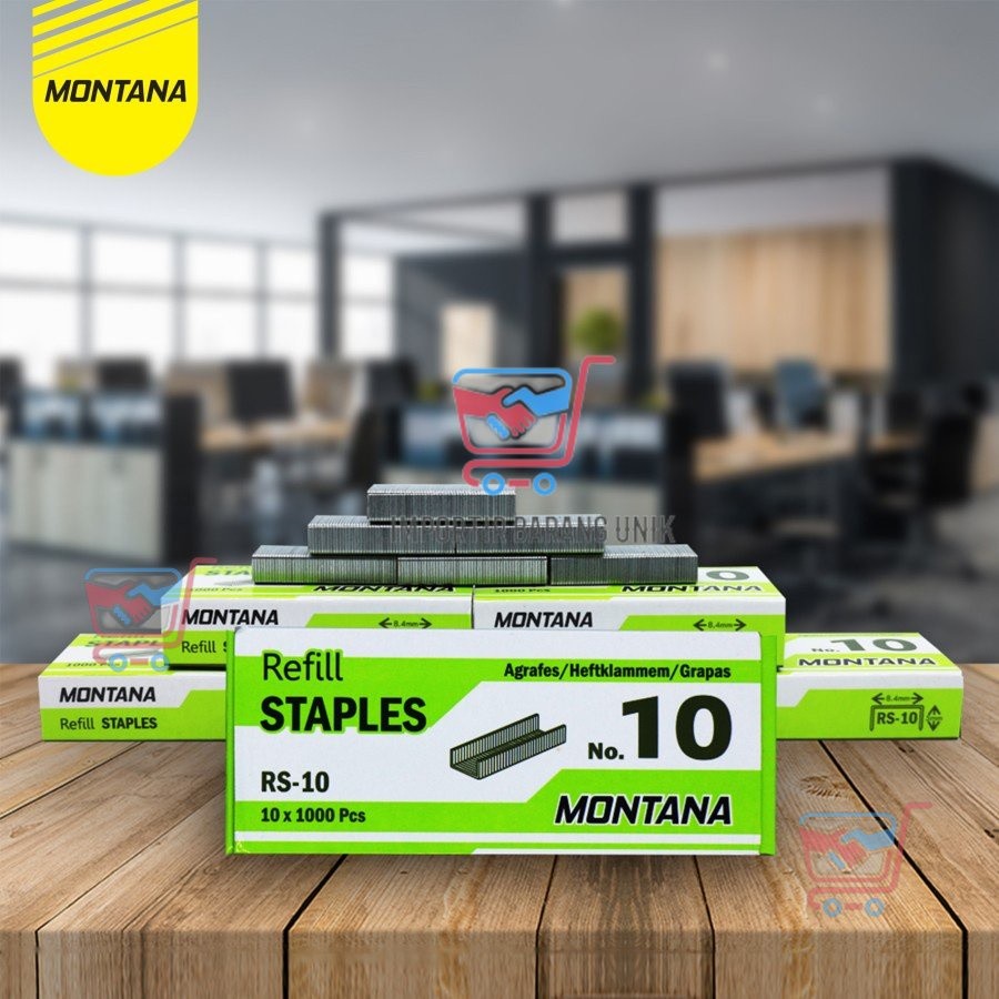 

-G107- ISI STAPLES - REFILL STAPLER MONTANA - ISI STAPLER 1PCS