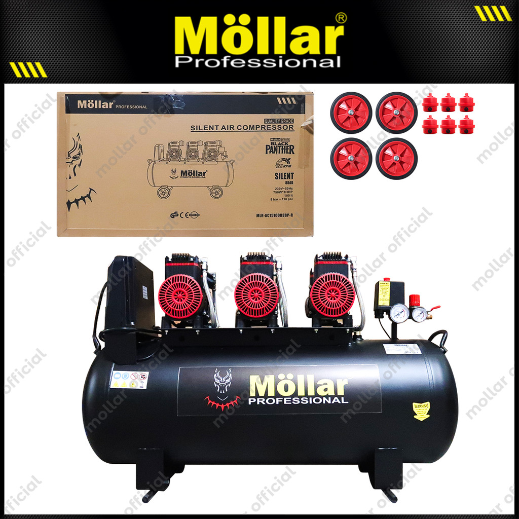 Mollar MESIN KOMPRESOR ANGIN 3 HP Kompresor Angin