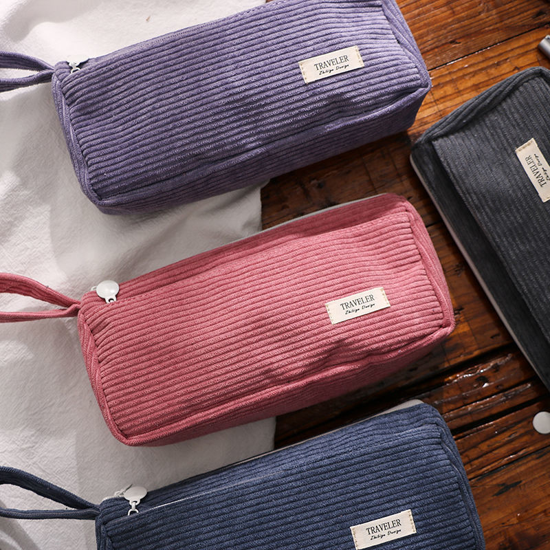 

Pen Bag Multi-functional Fashion Simple Female Student Day System Large Capacity High Appearance Level Small Pencil Case