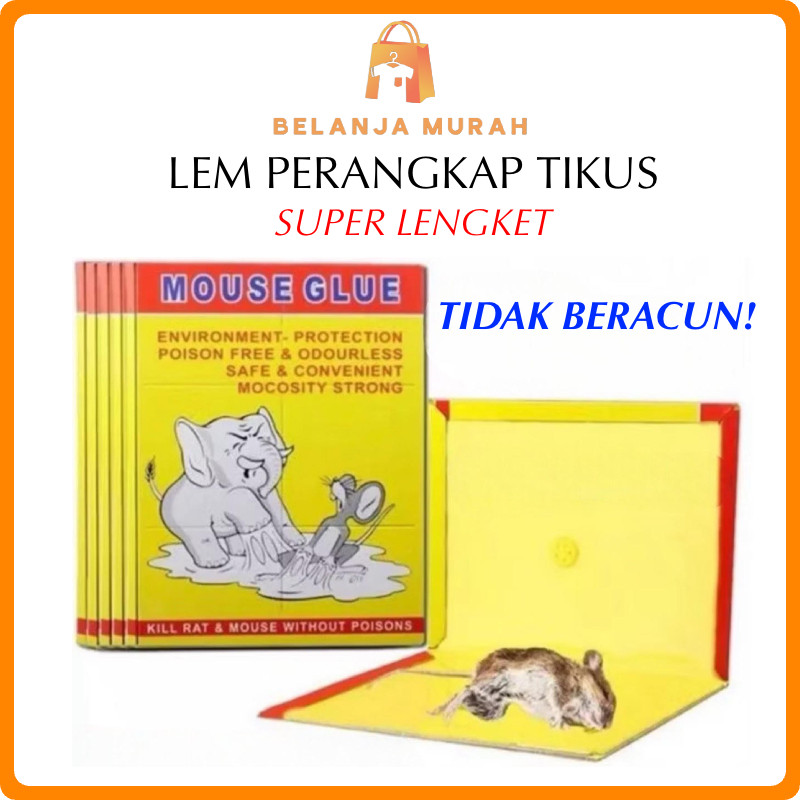 BEM - Lem Perangkap Tikus Super Lengket / Mouse Trap / Glue Mouse Trap / Perangkap Tikus / Pembasmi 