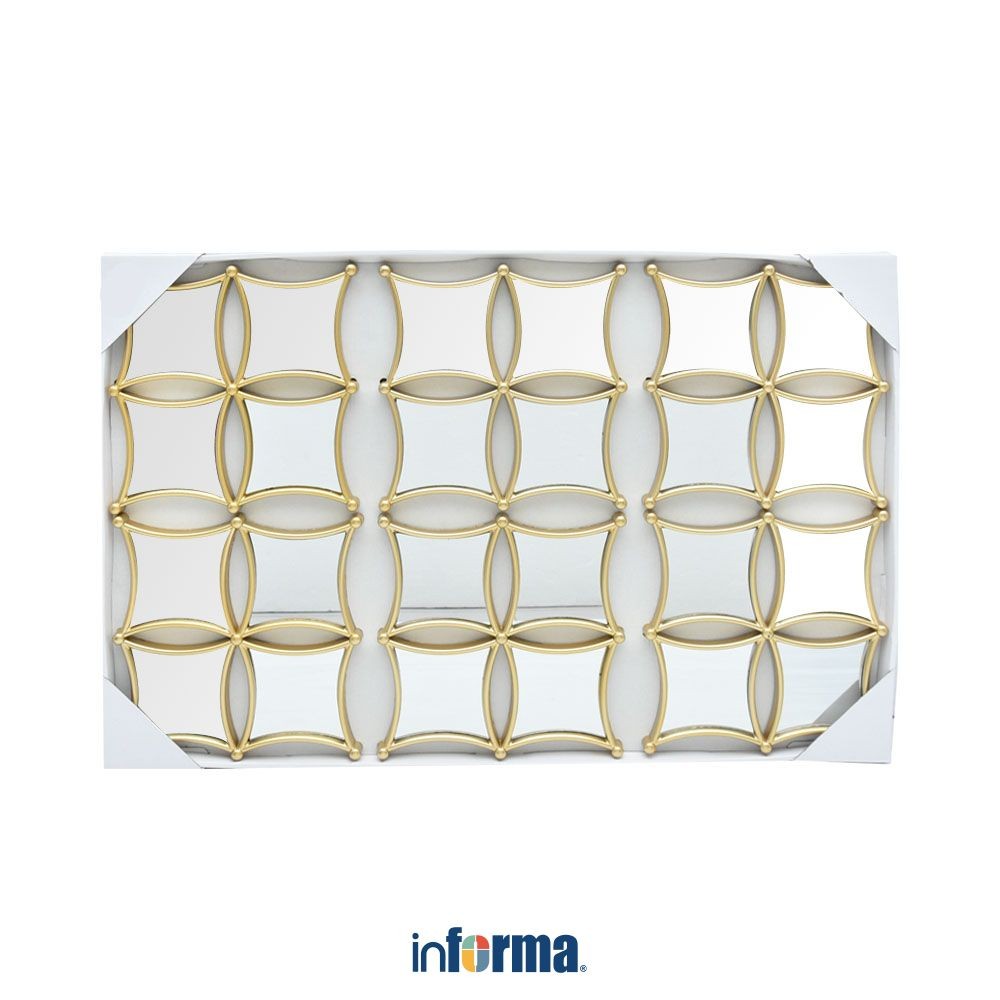 Informa 25X25X2 cm Set 6 Pcs Hiasan Dinding Km61 Wall Art Decoration Dekorasi Dinding Rumah Cafe Res