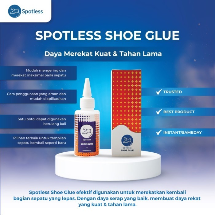 

Spotless Shoe Glue Lem Sepatu Daya Rekat Kuat & Tahan Lama - shoeglue