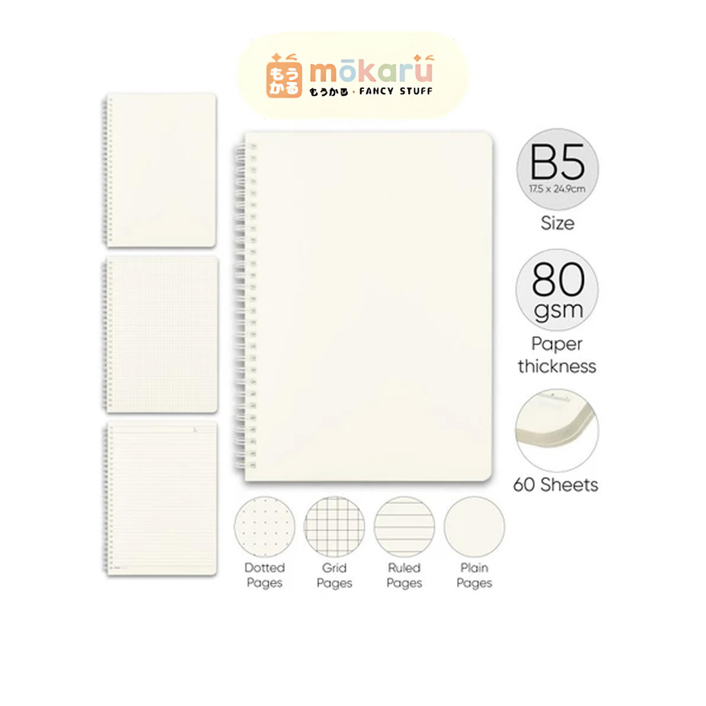 

Joyko Notebook Spiral B5 NB-732 60 Lembar / Buku Catatan Diary Ukuran B5