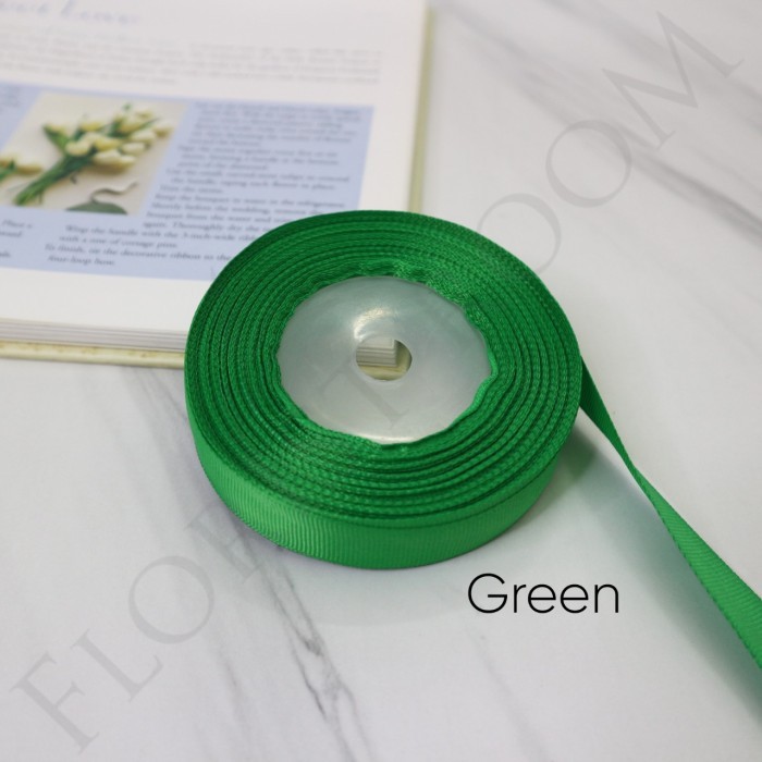

Pita Grossgrain ±2cm x 20 Yard - hadiah - Kado - Pita Natal - ribbon - Green