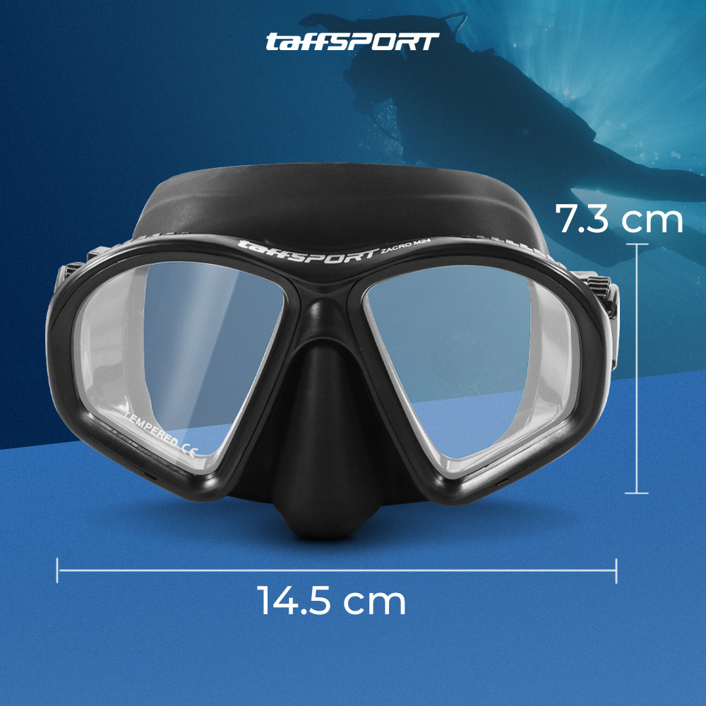 Originnal Kacamata Selam Scuba Diving Snorkeling Kaca Tahan Goresan Anti Kabut