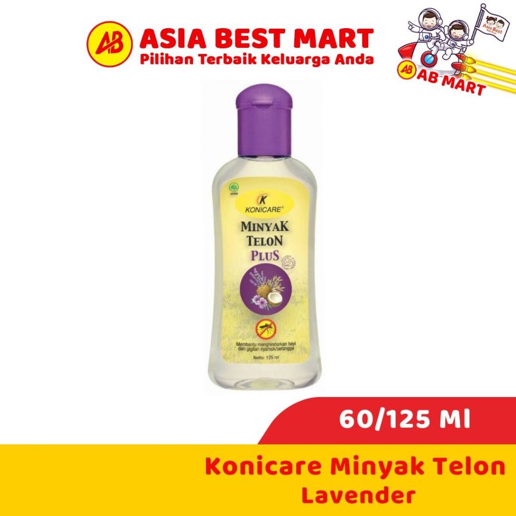 Konicare Minyak Telon Lavender Plus 125 Ml 60ml Oil Aromatherapy Baby Oil Telon Anak Bayi