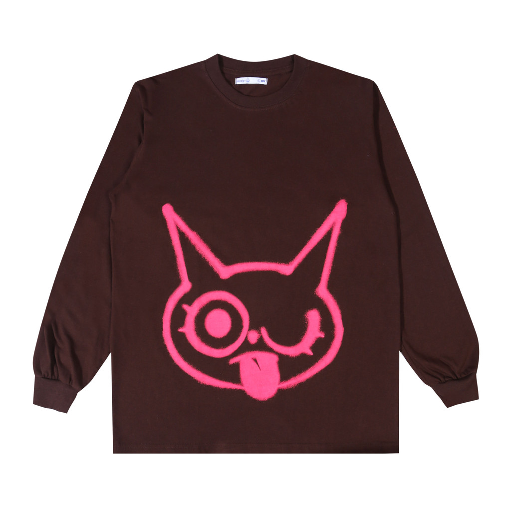 Hindia - Satu Hari Lagi Longsleeve - T-shirt - Brown